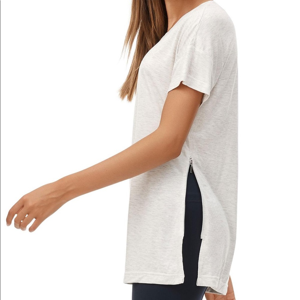 Allfenix gray zipper tee